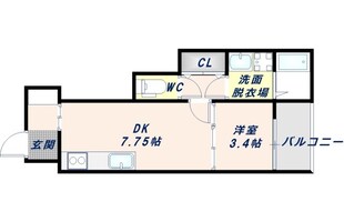 エフスタイル東大阪・近江堂の物件間取画像